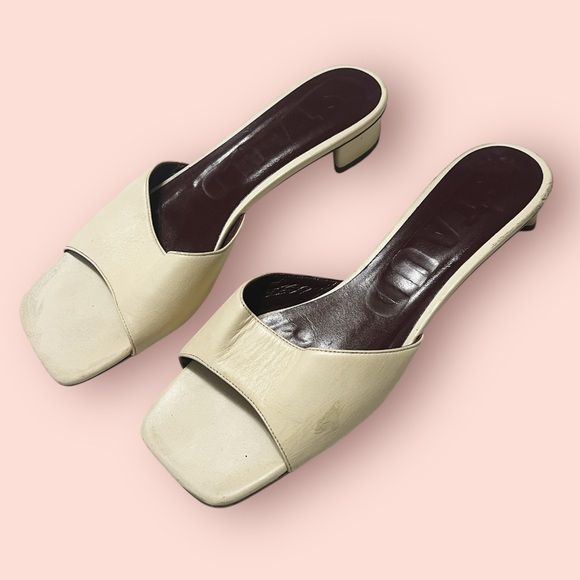STAUD Simone Mules 40 9US Ivory - Picture 2 of 10